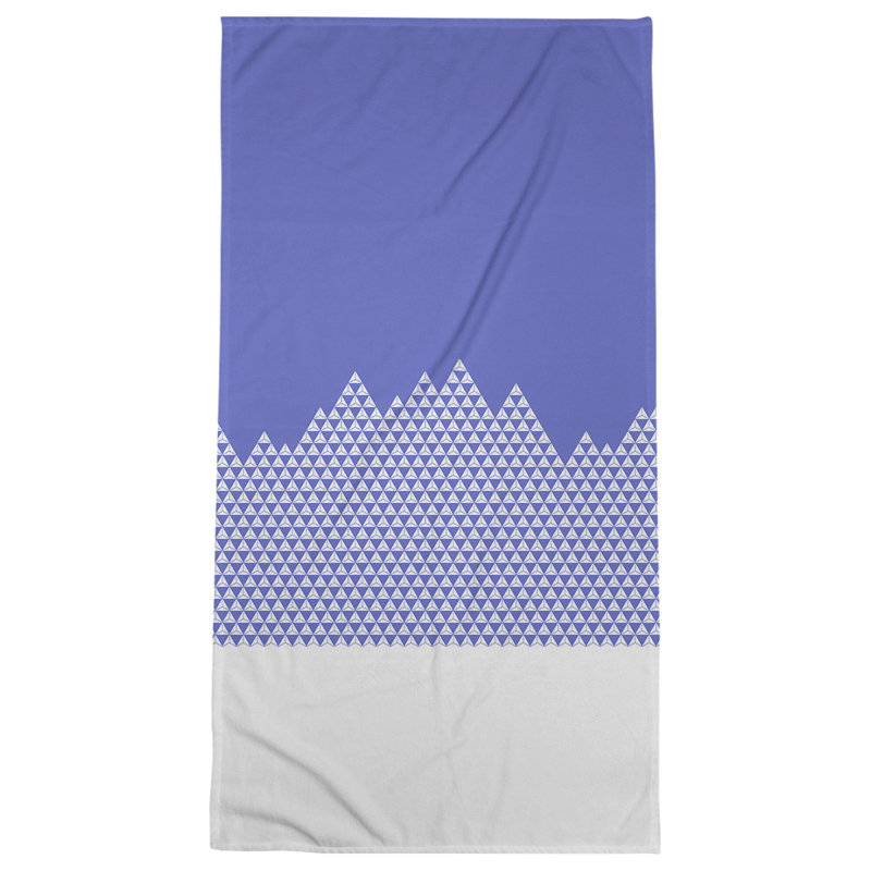 Serviette de bain Mountain, bleu