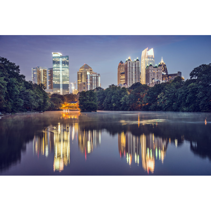 «Chresfield Atlanta Skyline» sur toile, H 8 po x l 12 po