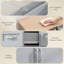 HOMCOM Sideboard Buffet Cabinet, Kitchen Storage Cabinet, 140 cm, Grey