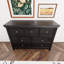 Commode 7 tiroirs, commode garde-robe et commode à tiroirs, armoire de rangement noire moderne