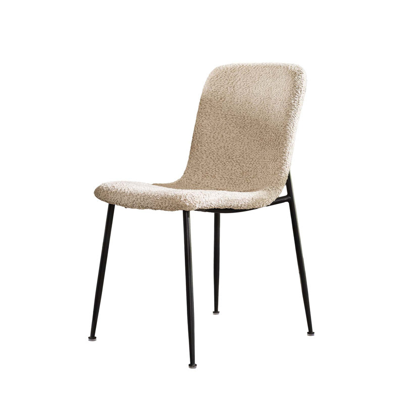 Buckhall 46cm H Upholstered Side Chair, Beige