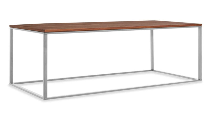 Minimalista Coffee Table, White, 13" H x 60" W x 29" D