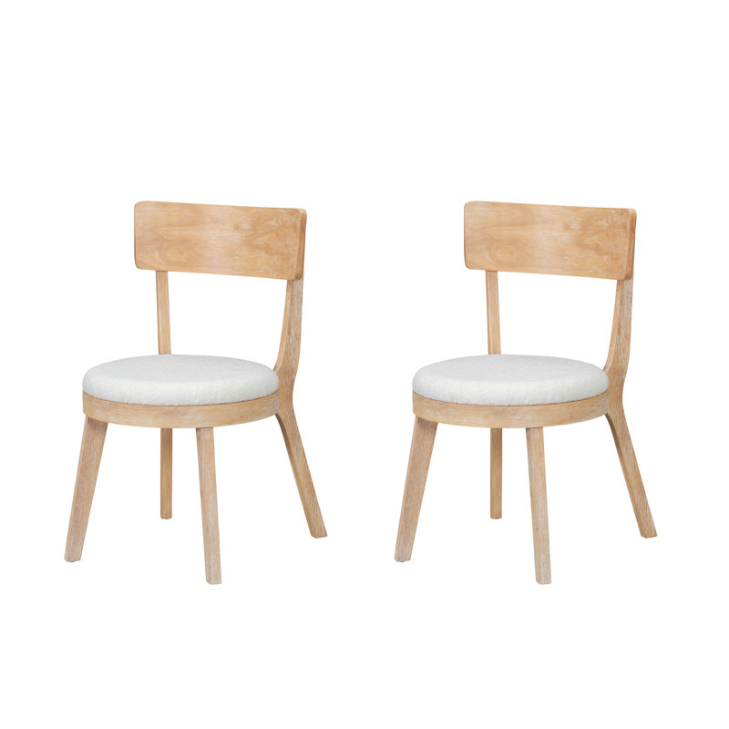 Chaises de salle à manger rembourrées Titus