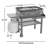 Blackstone 28" Griddle with Front Shelf and Soft Cover