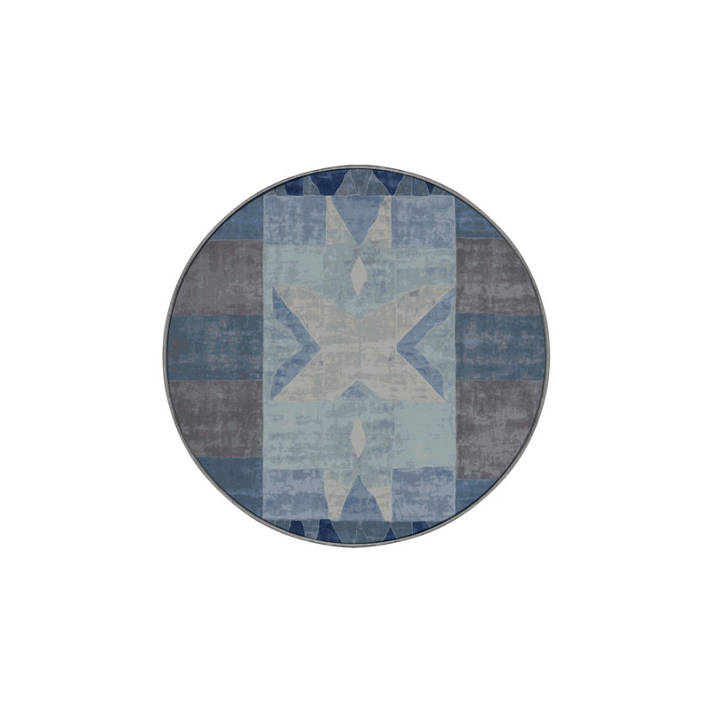 Machine Washable Gray Area Rug, Runner 2' x  4'