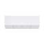 Buffet viennois de 62 po en blanc