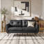 Corvo 61' Faux Leather Flared Arms Loveseat-1375517451