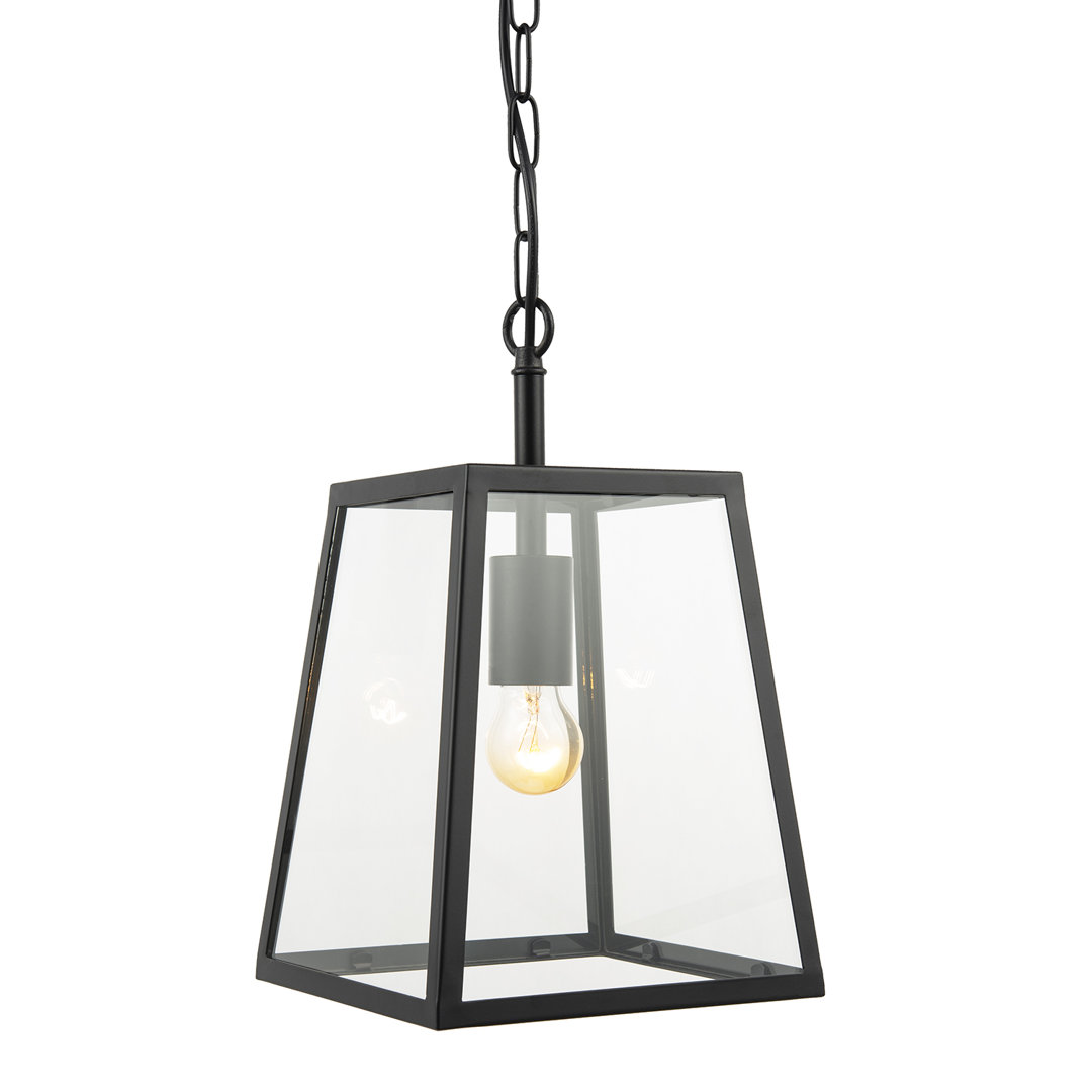 1 - Light Matte Black Lantern Pendant
