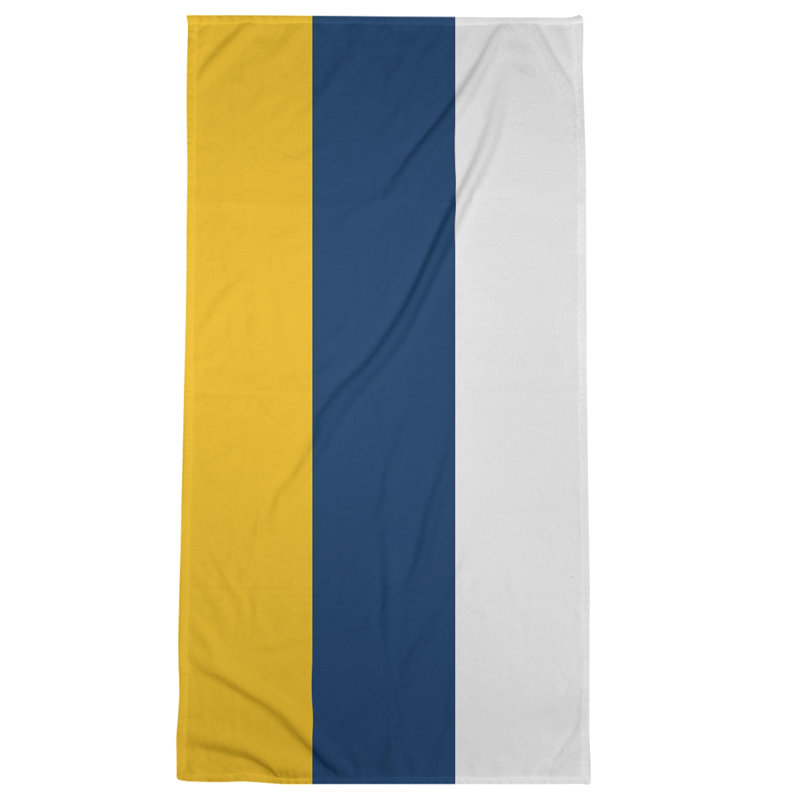 Microfiber Bath Towel, Tennessee Red Football Gold/Navy/White