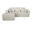 Canapé d'angle beige avec un taux de résistance élevé, des coussins moelleux et un support idéal pour regarder la télévision-715613144-715613145-715613147