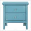 Table de chevet avec tiroirs Teal Elegance, parfaite pour organiser vos essentiels et améliorer l'esthétique de la pièce