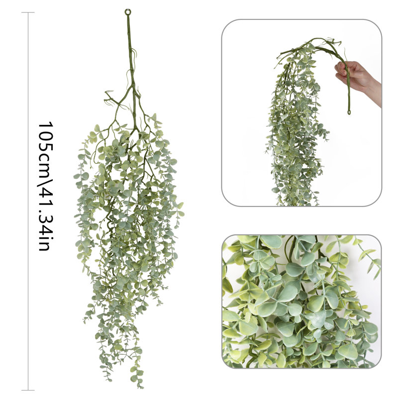 Eucalyptus artificiel suspendu, Vert