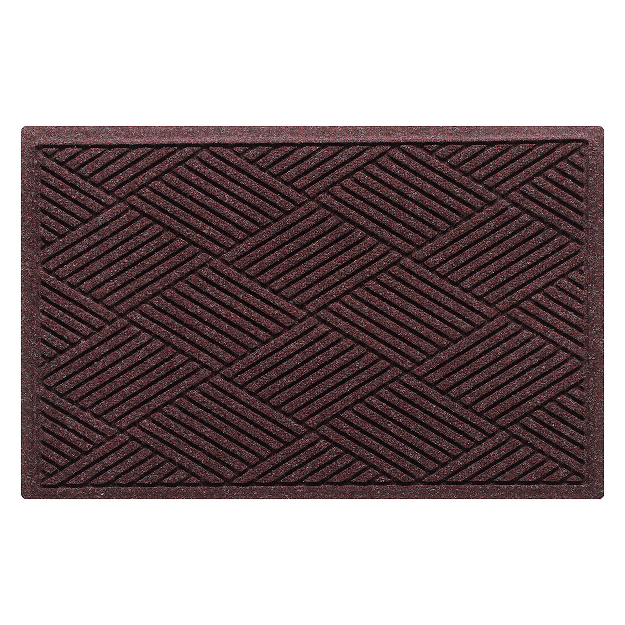 Waterhog Diamonds Indoor Outdoor Doormat, Bordeaux, Rectangle 2' x 3'