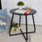 Adelynn Iron Top End Table-579526592
