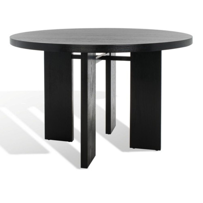 Talitha Round Dining Table, Black