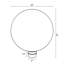 Globe terrestre en verre 10 pouces pour jardin ou cour - Azul Terra - ensemble de 2-589394420-559921376