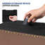 Banc avec repose-pieds Engelsman, repose-pieds capitonné en cuir PU pour le salon-237664711