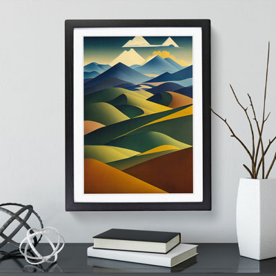 Abstract Mountain Landscapes No.5 - Wall Art