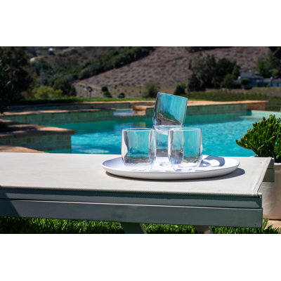 Askey 16oz. Acrylic Drinking Glass Set