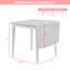 Bodie Extendable Solid Wood Base Dining Table