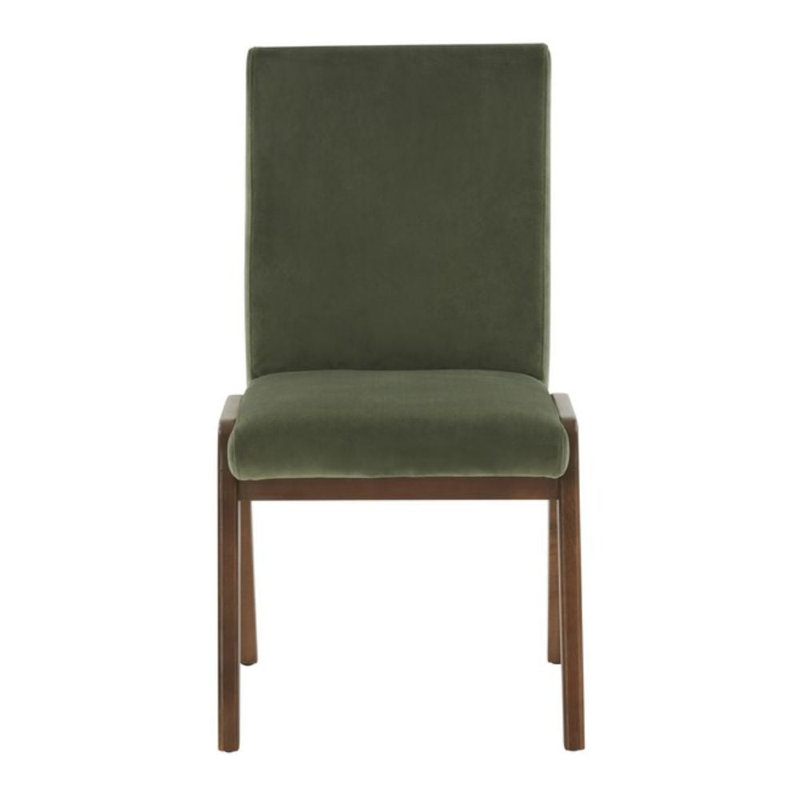 Chaise parsons capitonnée en tissu