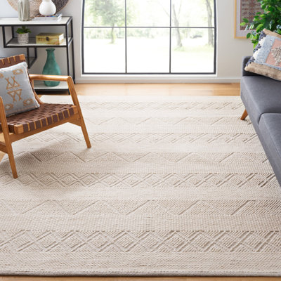Natura Hand Woven Wool Solid Color Rug