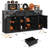 Sideboard Buffet Cabinet with 4 Drawers,31.5 in Large Coffee Storage Cabinet, Modern Storage Buffet Table for Kitchen, Dining Room, Living Room-1586187949