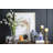 15” Clear Glass Pedestal Vase with Ornate Design, Crystal-Inspired Home Accent for Mantel, Tabletop, or Centerpiece Display-156567831
