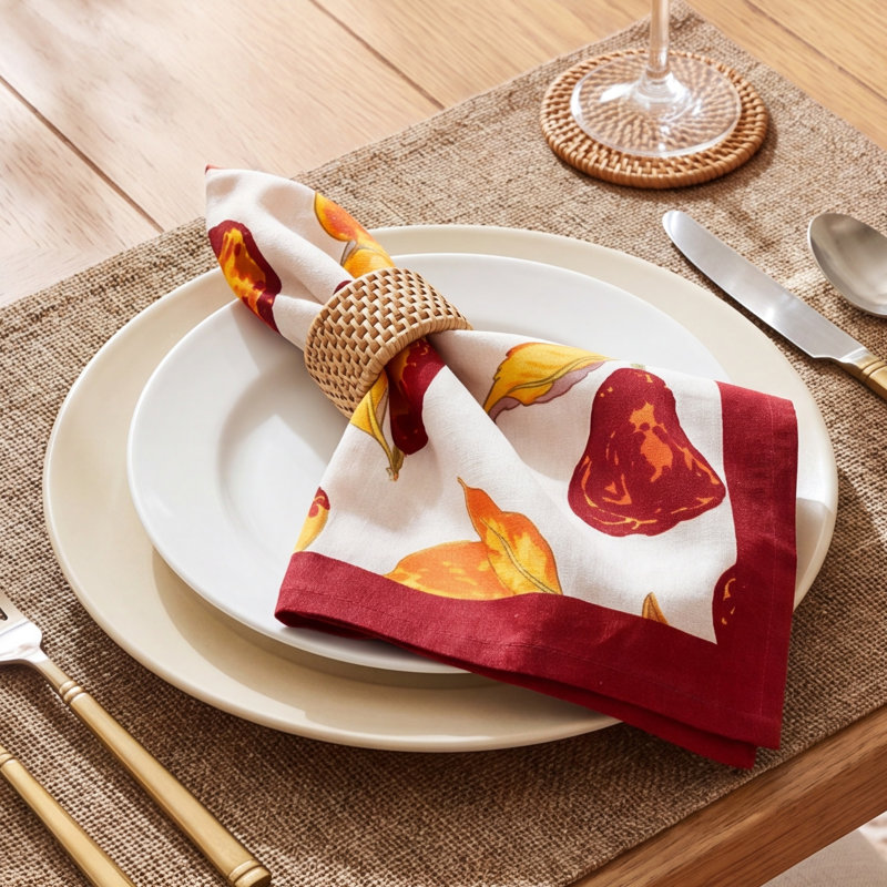 Carla Floral Square Napkin