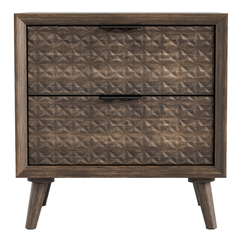 Lujuan 2-Drawer Nightstand