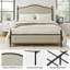 Lit plateforme tapissier Alaja-1405503720