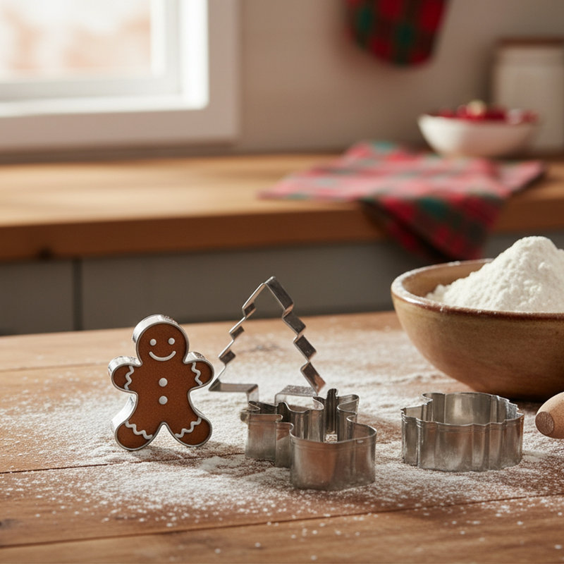 Christmas Cookie Cutter Snowman 5 Piece