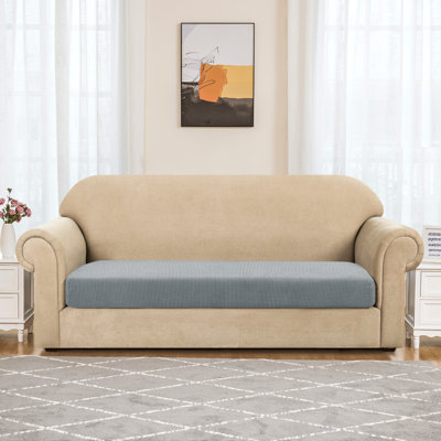 Jacquard Box Cushion Sofa Slipcover