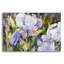 «Mauve iris gros plan» par Annelein Beukenkamp, art mural en verre acrylique-2066512753