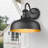 Black Outdoor Barn Light For Farmhouse, Weather Resistant Outdoor Wall Sconce, Outside Lighting For Porch, Garage, Patio, Entryway(Black, 3 Pack)-1587715024
