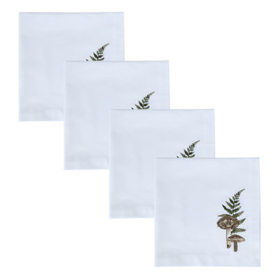 Otho White Napkin Set of 4