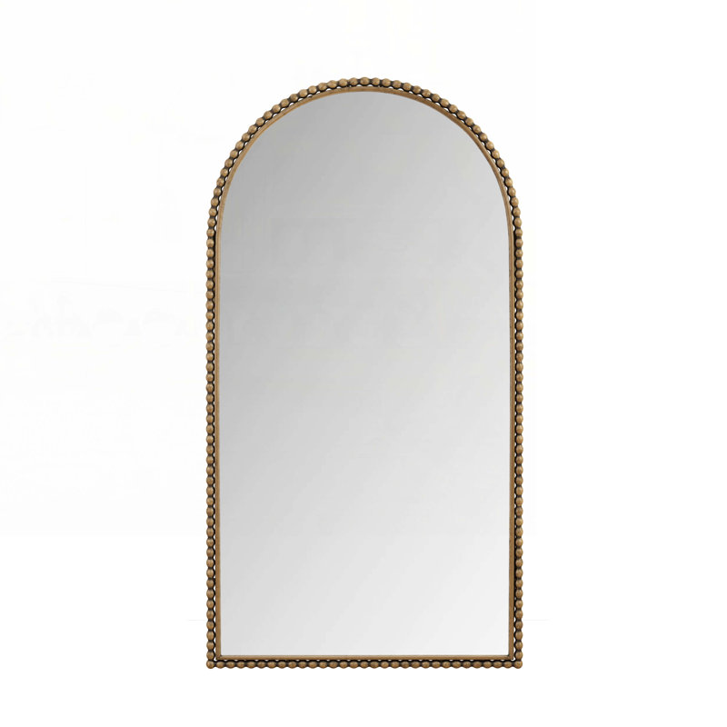 Iron Arch Retro Full Length Mirror, Gold