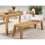 Belisma Solid Wood Acacia Outdoor Bench