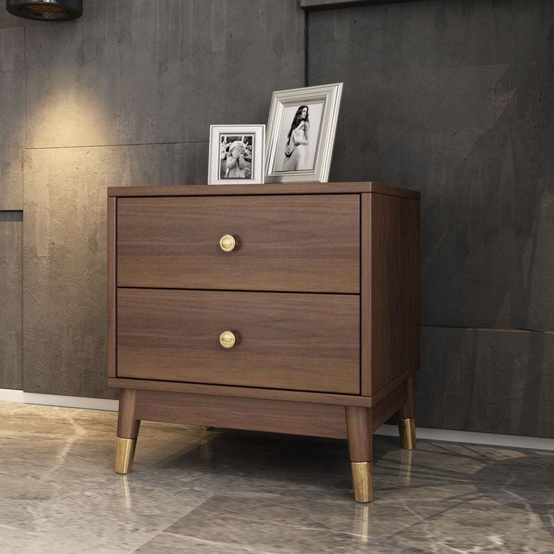 Dierdre 19.7'' W Nightstand, Red