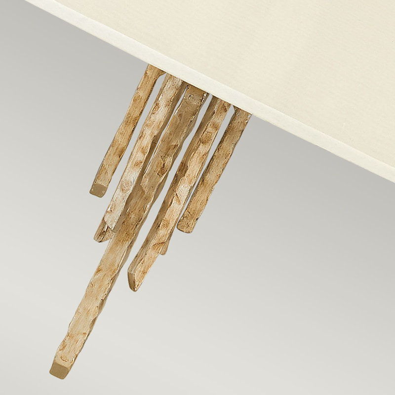 Herefordshire 6 - Light Drum Pendant, Champagne Gold