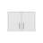 Danbury Storage Cabinet-Wall Cabinet, White