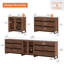 Commode avec portes en verre, commode moderne 3 en 1 avec tablettes réglables et 12 tiroirs, organisateurs de garde-robe pour chambre à coucher-453771147