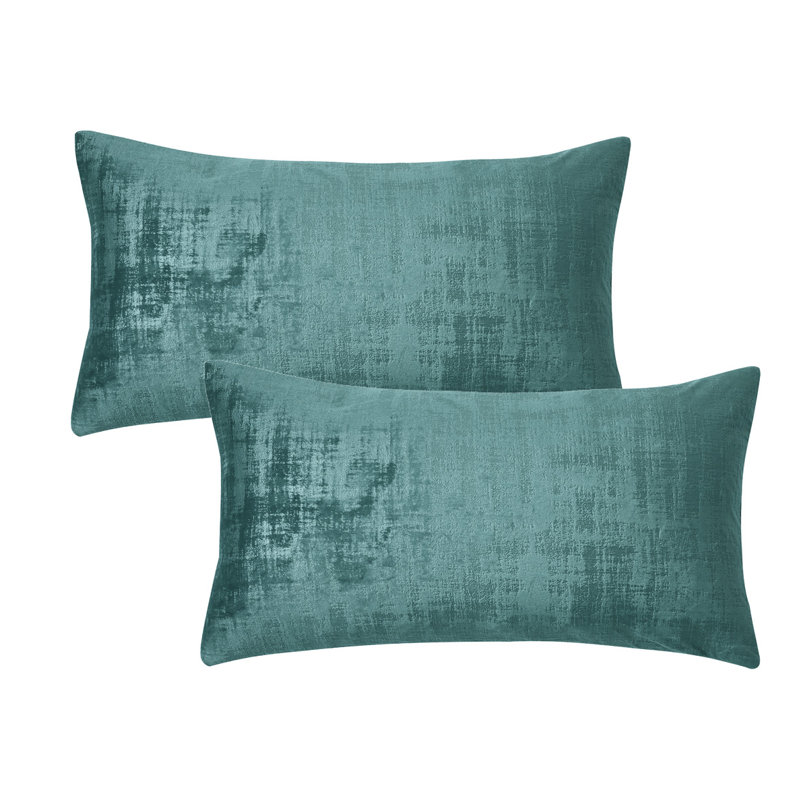 Rectangular Lumbar Pillow Cover, Agate Green