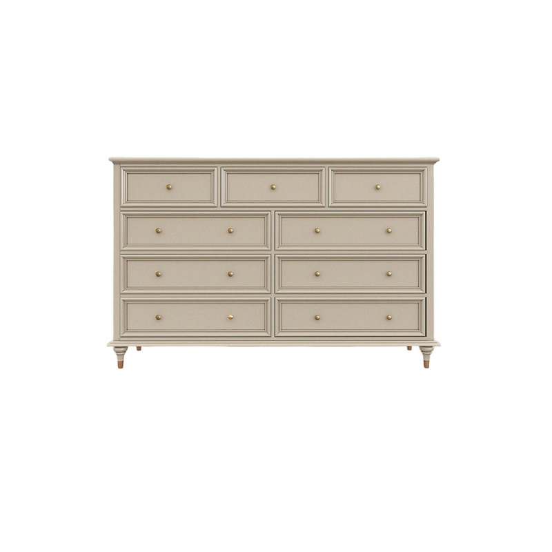 Commode d'appoint moderne en bois massif