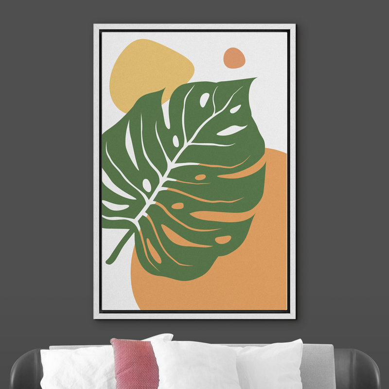 Cadre flottant, impression sur toile, Cadre blanc, H 36 po x l 24 po x P 1,5 po
