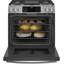 30" 5.7 cu.ft. Smart Slide-in Dual Fuel Range with Griddle and Grill