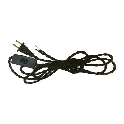 Twisted Fabric Covered Lamp Cord