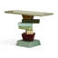 Console moderne en bois manufacturé vert