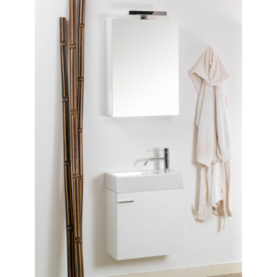 Lola 20.7'' Single Bathroom Vanity with Ceramic Top