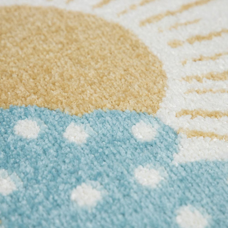 Ira Flatweave Grey/Blue Rug, Rectangle 120 x 160cm